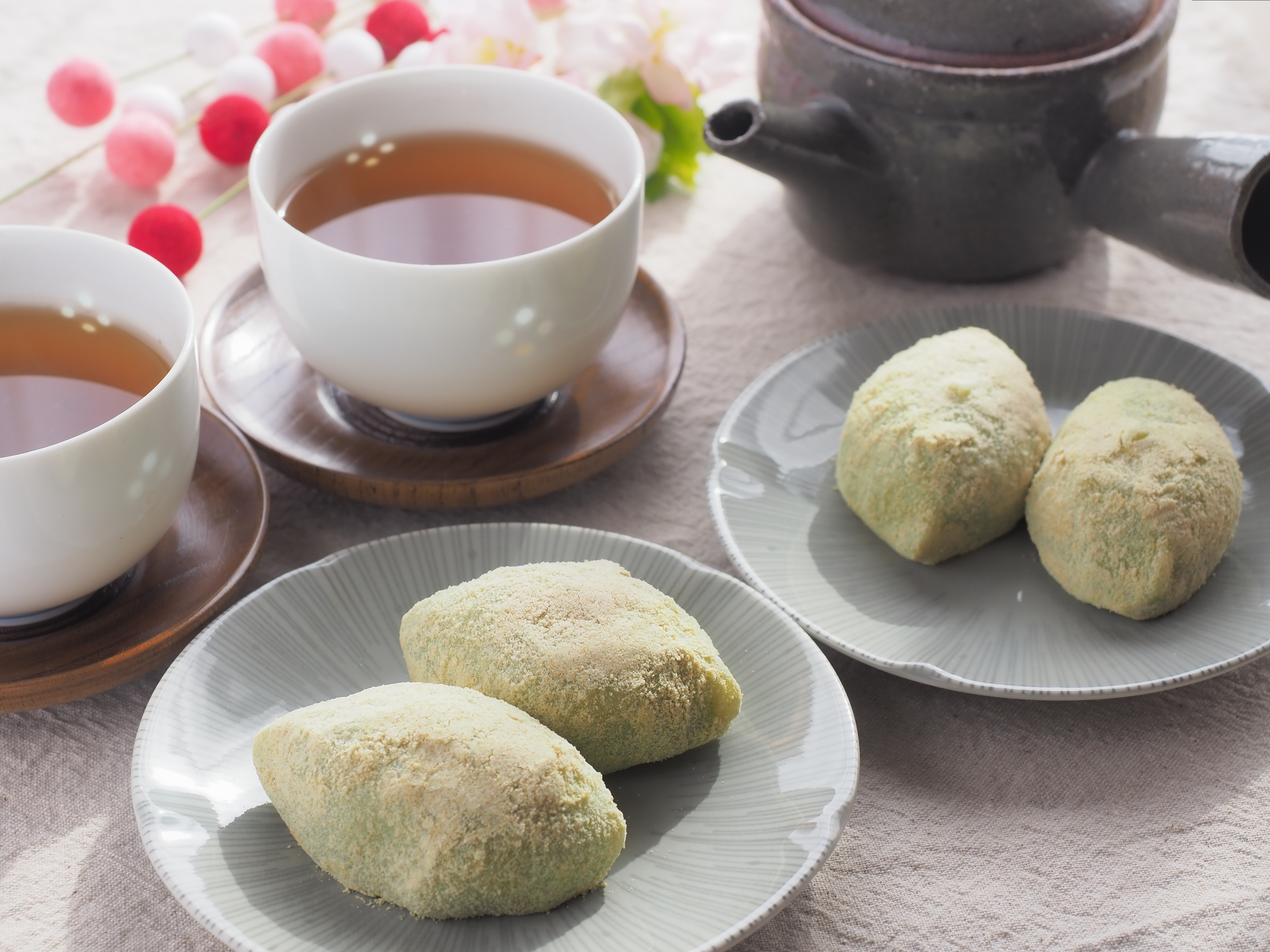 和菓子と日本茶