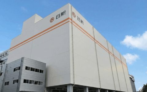 日新平和島冷蔵物流センターの外観