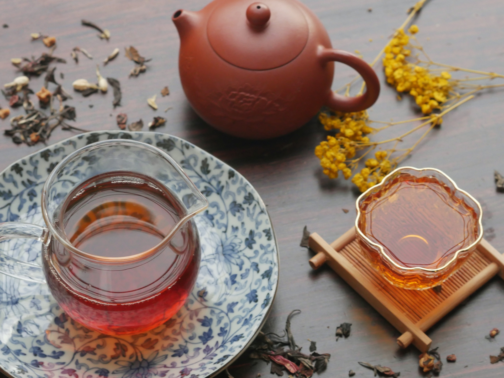アジアの伝統的なお茶